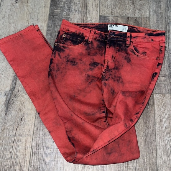COTTON ON Red Jeans/Jeggings. Wash Cold. Size 6 - Picture 4 of 6